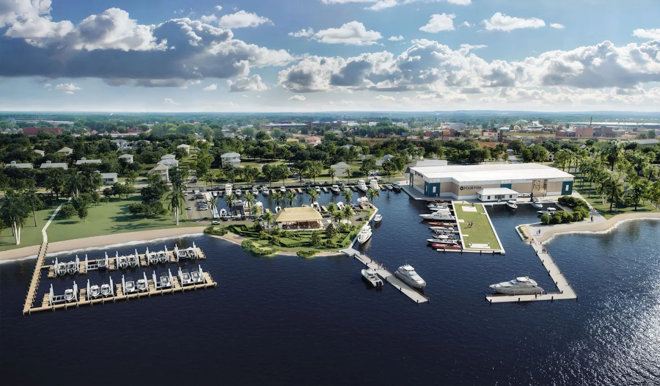 Legacy Marine Sales office and marina